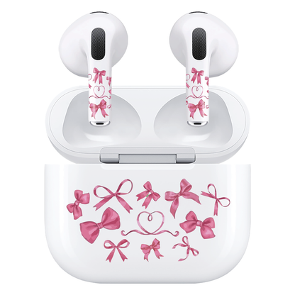 Airpods Bundle Skin Wrap - Cute Bow