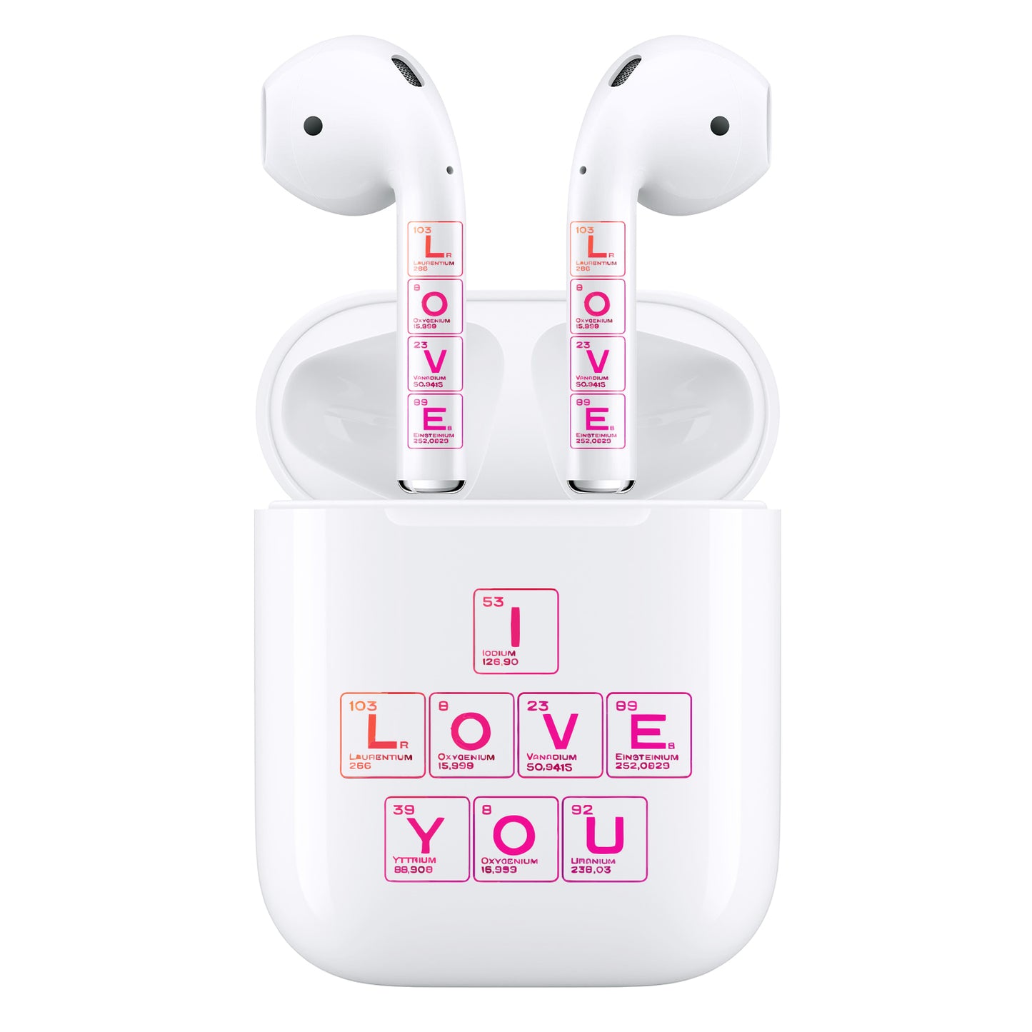 Airpods Bundle Skin Wrap - I Love You