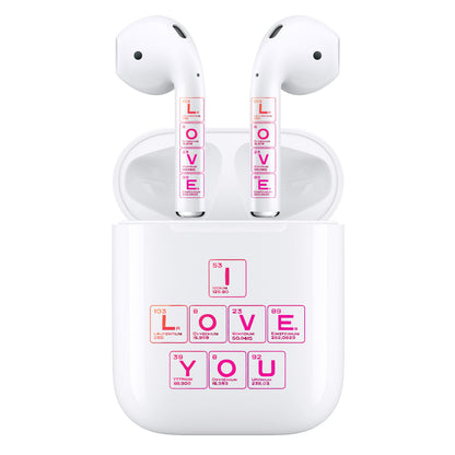 Airpods Bundle Skin Wrap - I Love You