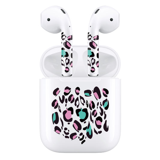 Airpods Bundle Skin Wrap - Candy Leopard