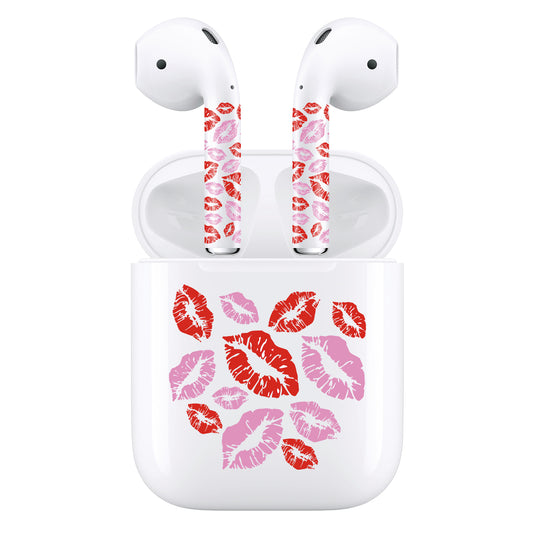 Airpods Bundle Skin Wrap - Red Lips