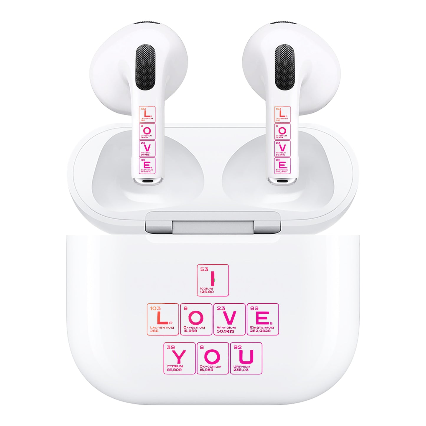 Airpods Bundle Skin Wrap - I Love You