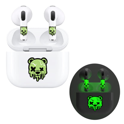 Airpods Bundle Skin Wrap - Neon Bear